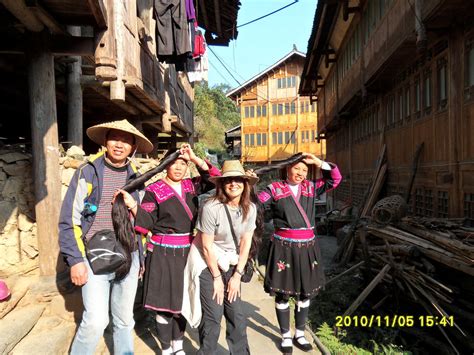 huangluo village|red yao people.